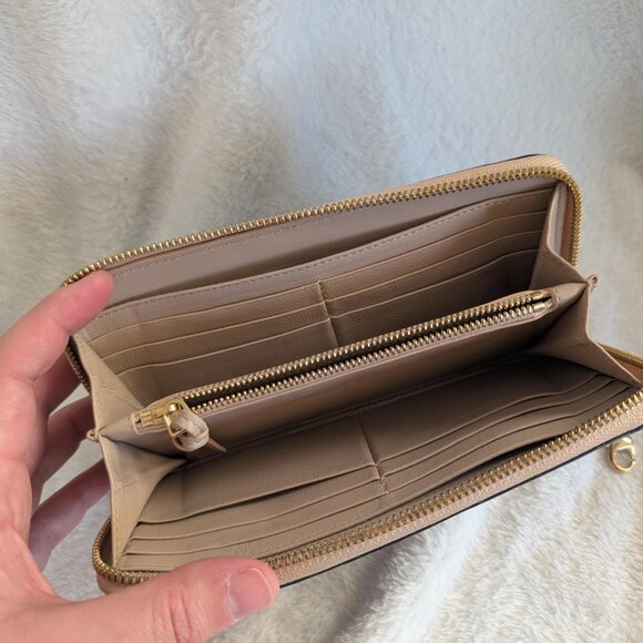 Authentic Chloe Two Toned Blue Continental Wallet with Chain Hook - Picture 10 of 15